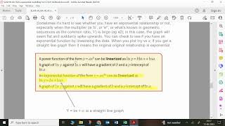 IB Internal Assessment IA Mathematics exponential modelling part 2 SLAA HLAI HLAA GTU [upl. by Mattox]