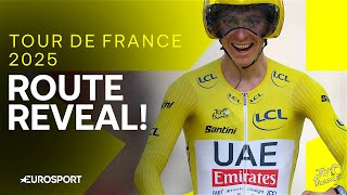 🚴 Tour de France 2025 route REVEALED [upl. by Drusie]