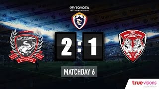 Highlight TPL 2015  Suphanburi FC 21 SCG Muangthong United [upl. by Yasibit69]