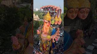 Khairatabad Ganesh🔥 Hyderabad Ganesh Nimajjanam shorts ganesh hyderabad [upl. by Aicelet]