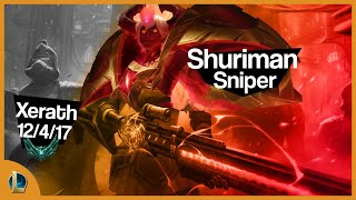 Shuriman Sniperexe  Xerath Mid 12417  League of Legends [upl. by Eet91]