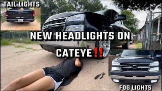 NEW HEADLIGHTS ON CATEYE [upl. by Lezlie]