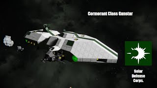 Coromorant Class Gunstar quotShowcasequot Space Engineers No Audio Commentary [upl. by Ronalda]