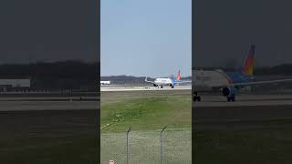 Allegiant A320 takes off from KGRR planespotting aviation [upl. by Tinor]