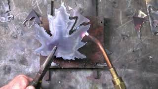 Cutting Copper with the OxygenAcetylene Torch [upl. by Lesiram638]