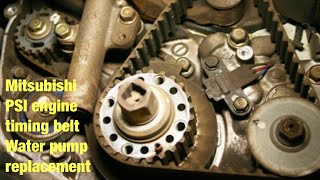 Hyster amp yale forklift  PSI engine  timing belt water pump replacement [upl. by Salvucci]