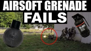 Airsoft Fails GRENADES [upl. by Ostraw]