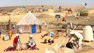 Great Desert Village Life Pakistan Near Border  Ancient Culture  Village Food  Stunning Pakistan [upl. by Cela371]