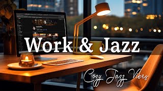 Work Jazz ☕ Smooth Instrumental Jazz Piano and Calm Bossa Nova Music for Work Study amp Relax [upl. by Flori]