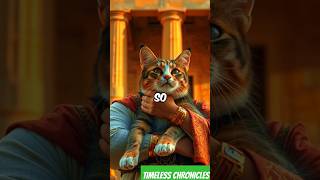 Ancient Egyptian Cat Worship history shortsyoutubeshorts viralvideo historyfactstrending fyp [upl. by Gintz]