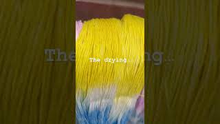 A little video to show the yarn dyeing process for the charity yarn dyed in my mum’s memory [upl. by Tyre]