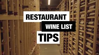 Ordering From a Restaurant Wine List A Pro  Bottle Service  Food amp Wine [upl. by Nerrad]