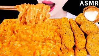 ASMR CHEESY CARBO FIRE NOODLES CHEESE BALL CHEESE STICKS 까르보불닭 뿌링치즈볼 치즈스틱EATING SOUNDS MUKBANG먹방 [upl. by Harli]