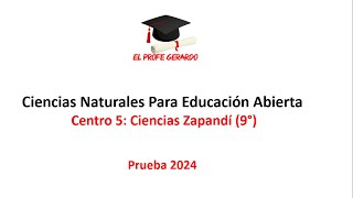 Ciencias Zapandí  Centro 5 2024 [upl. by Arrimat]