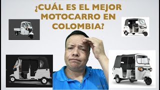 ¿Cuál es el mejor motocarro en Colombia [upl. by Yornoc33]