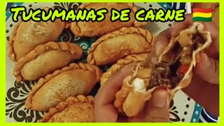 COMO PREPARAR TUCUMANAS DE CARNE BOLIVIANAS 🇧🇴 [upl. by Akerley657]