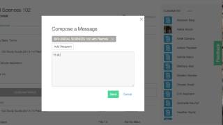 StudyBlue Tutorials  Messaging Classmates [upl. by Yhpos]