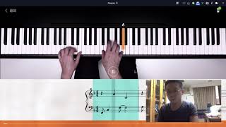 Flowkey 學習鋼琴 App  跟彈模式 [upl. by Haidadej]