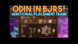 BJR5 Odin Additional Placement team in SUMMONERS WAR [upl. by Resaec446]