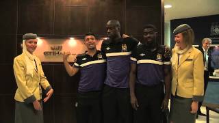 Etihad Airways flies Barclays Premier League Champions to Beijing for summer tour [upl. by Ymarej887]