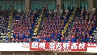 2017 習志野高校バレー応援② 千葉県代表決定戦 [upl. by Cynthy347]