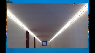 Illuminazione a LED corridoio hotel di lusso  Luxury Hotel rooms corridor LED lighting  Veltronix [upl. by Persons]