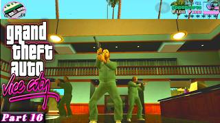 Rob The Bank Mission Pass Grand Theft Auto Vice City》Part 16《gaming  Casino Gameing [upl. by Ahsilac]