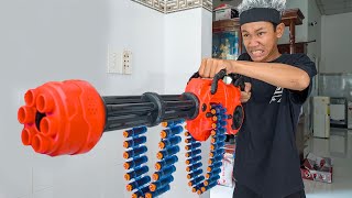 NERF GUN HEAVY WEAPONS [upl. by Ramraj]