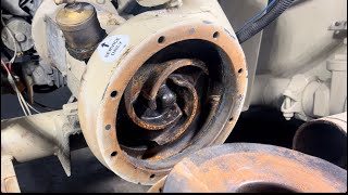 How to adjust clearance on a Finn hydroseeder pump [upl. by Ellenrahc]