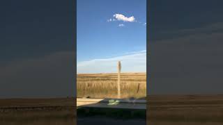 Short Driving north on the 2 from Claresholm Alberta pasenger [upl. by Wiskind]