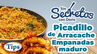 Picadillo de Arracache y empanadas de plátano maduro [upl. by Krawczyk]