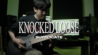 Knocked Loose  Suffocate Ft Poppy guitarinstrumental cover TAB [upl. by Nivi658]