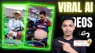 Ai দিয়ে মেসি ও রোনালদোর ভাইরাল ভিডিও  How to make viral videos of Messi and Ronaldo with Ai [upl. by Namajneb]