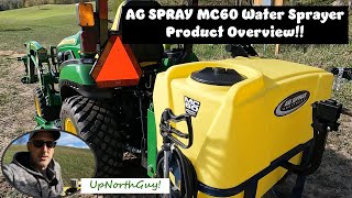 Ag Spray MC60 Sprayer Tank My Bridge to those Troubling Water Spots [upl. by Nylaret]