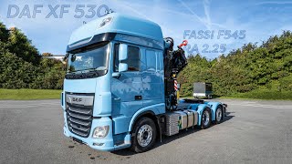 DER SCHLUMPF  DAF XF530 6x2 mit FASSI F545 RA225 [upl. by Agate]