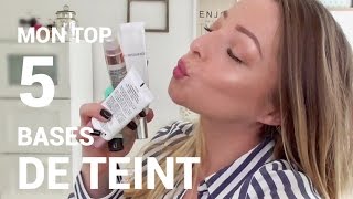 MON TOP 5 PRIMERSBASES DE TEINT FAVORISbeautybycarlene [upl. by Laresa]