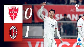 Reijnders’ decisive header secures victory  Monza 01 AC Milan  Highlights Serie A [upl. by Sarilda]