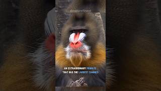 Mandrill  Largest Canines Among Primates [upl. by Alodi]