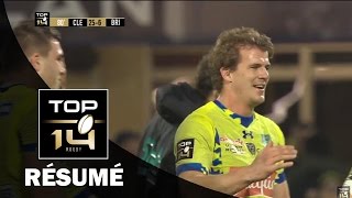 TOP 14  Résumé ClermontBrive 256  J18  Saison 20152016 [upl. by Airehtfele]