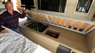 How to Repair a Broken Twin Bed Frame Hinge on a Winnebago Travato 59kl [upl. by Shoshana]