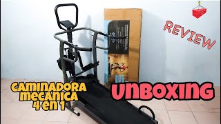 CAMINADORA MECANICA 4 EN 1 ATHLETIC WORKS  Unboxing y Review [upl. by Rollins]