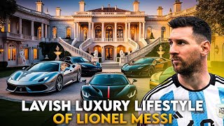 Lionel Messis luxury lifestyle 2024 😱 Net Worth Family Car collection Trophy and Awards [upl. by Silin]