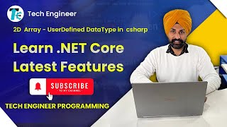 18 2D Array  2 dimensional array in csharp AspNet Core  Array kitne types ke hai learn in Hindi [upl. by Reamy]