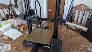 Setting up our new 3D printer Voxelab Aquila X3 [upl. by Tindall]