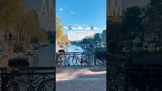 How to plan a trip to Amsterdam 🇳🇱 amsterdam travel [upl. by Aran100]