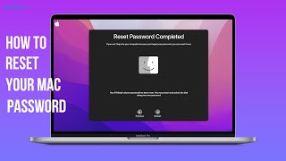 HOW TO RESET MAC PASSWORD WITHOUT OLD PASSWORD [upl. by Laurene]