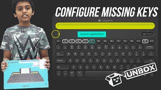 Logitech K480 Bluetooth MultiDevice Keyboard Unboxing and Logitech Options Configuration [upl. by Kwok731]