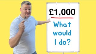 What I Would Do With £1000  How to get started in Property Investing UK [upl. by Pachton]