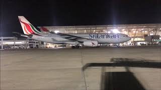 Srilankan Airlines A330243 Taxiing at Chennai International Airport [upl. by Kerge763]