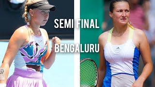 Brenda Fruhvirtova VS Dalila Jakupovic  W40 Bengaluru India 2023  Semi Final [upl. by Yenffit]